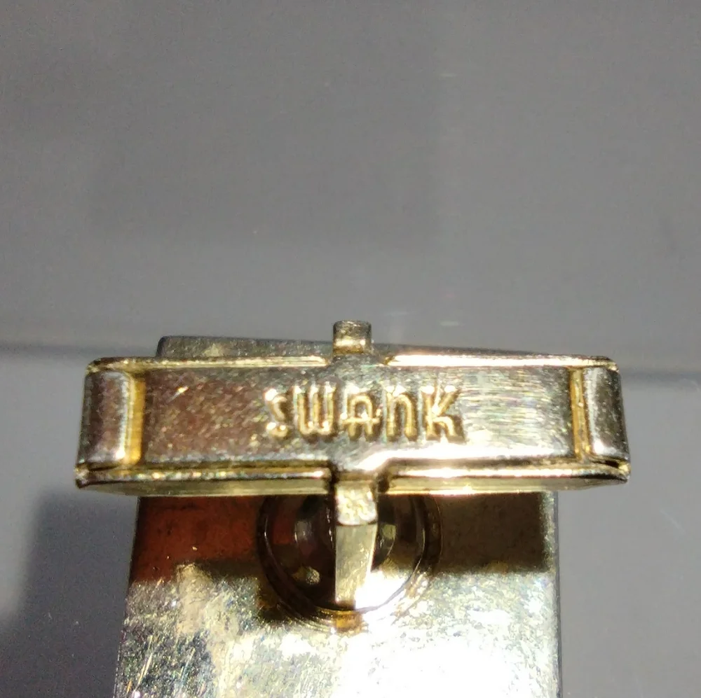 Swank Star Textured Gold-Tone Cufflinks MCM